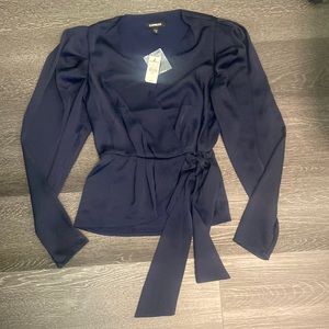 Express Navy Blouse